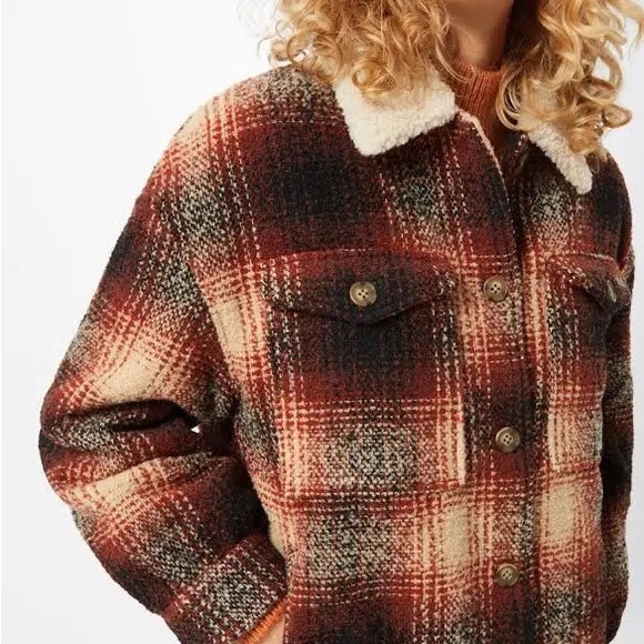 New Billabong Lucky Trucker Oversized Jacket - Picture 3 of 10